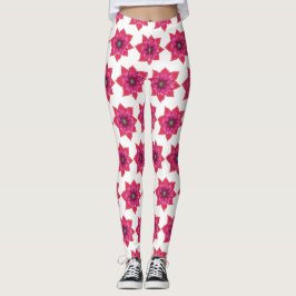 Roze Mandala Bloemen Custom Leggings