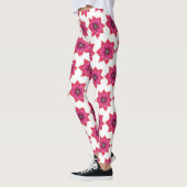 Roze Mandala Bloemen Custom Leggings (Links)