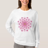 Roze Mandala Flower T-shirt (Voorkant)