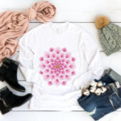 Roze Mandala Flower T-shirt