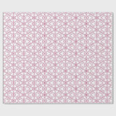 Roze Mandala geometrie Cadeaupapier (Vlak)