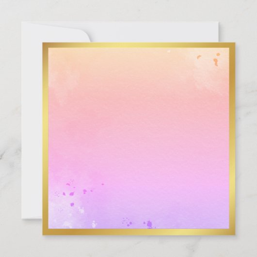 Roze mandala Indiase bruiloft Mehndi Uitnodiging (Achterkant)