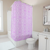 Roze Mandala Kant Gordijn voor Douche (In situ)