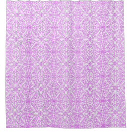 Roze Mandala Kant Gordijn voor Douche