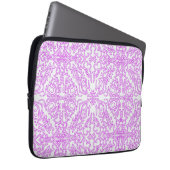 Roze Mandala Kant Laptop Hoes (Voorkant Rechts)