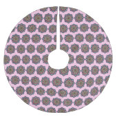 Roze Mandala Kerstboom Rok (Voorkant)