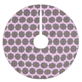 Roze Mandala Kerstboom Rok