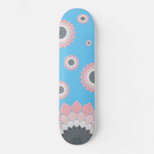 Roze Mandala kunstwerk trendy zomer en lente Persoonlijk Skateboard