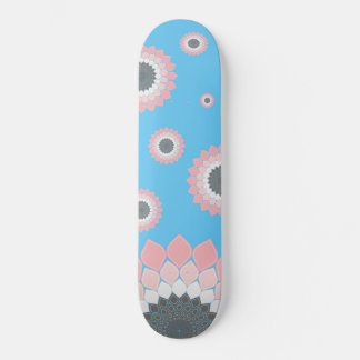 Roze Mandala kunstwerk trendy zomer en lente Persoonlijk Skateboard