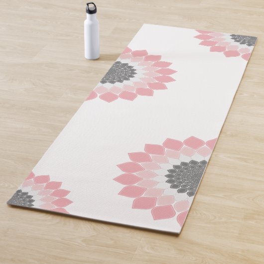 Roze Mandala kunstwerk trendy zomer en lente Yogamat (In situ)