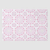  roze mandala op wit | tissuepapier (Voorkant)
