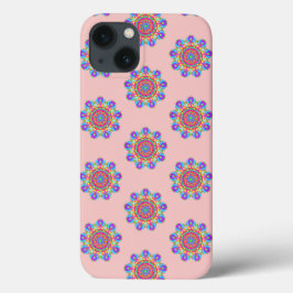 Roze Mandala Pattern Boho iPhone / iPad case