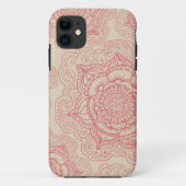 Roze Mandala Pattern Case-Mate iPhone Case (Achterkant)