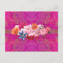 Roze Mandala Pattern Flower Bouquet
