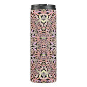 Roze Mandala stijlvol Thermosbeker (Achterkant)