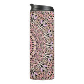 Roze Mandala stijlvol Thermosbeker (Geroteerd rechts)