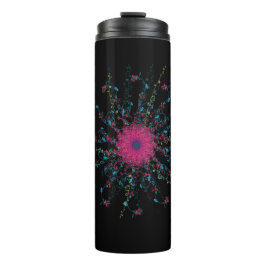 roze mandala thermosbeker