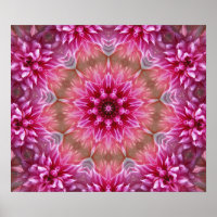 Roze Mandala van de kleurrijke fractale kunst van 
