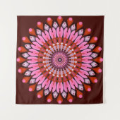 Roze Mandala Wandkleed (Voorkant)