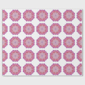 roze mandala WRAPPING PAPER Cadeaupapier (Vlak)
