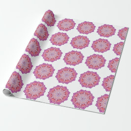 roze mandala WRAPPING PAPER Cadeaupapier