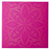 Roze mandala zen tegeltje (Voorkant)