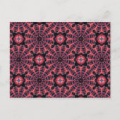 Roze mandalas briefkaart (Voorkant)