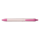 Roze Mandenvlecht Vlinder Zwarte Inkt Pen (Achterkant)