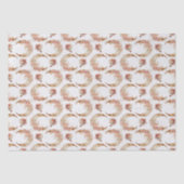 Roze manen en bloemen tissuepapier (Voorkant)