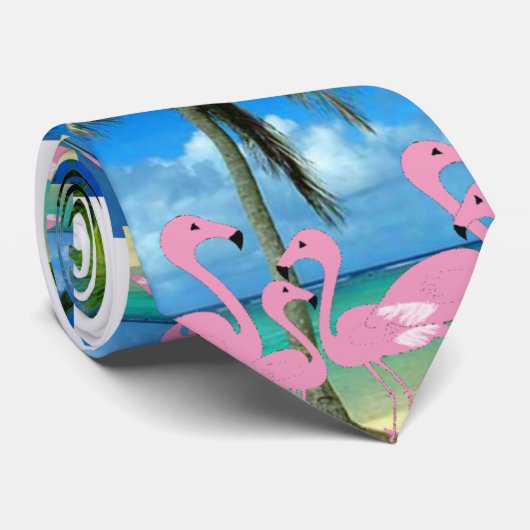 Roze Mannen Stropdas (Opgerold)