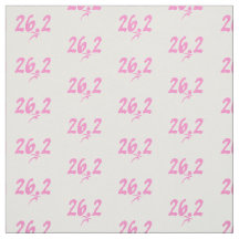 Roze marathonstof van 26.2