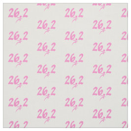 Roze marathonstof van 26.2 stof