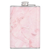 Roze Marble Diamond Bling Heupfles (Achterkant)