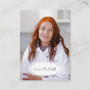 Roze Marble Funeral Prayer Card met foto Informatiekaartje