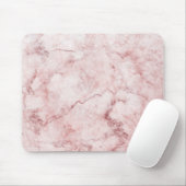 Roze Marble Mousepad Muismat (Met muis)