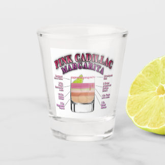 ROZE MARGARITA Cocktail Recept Kunst Shot Glas
