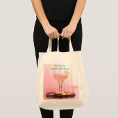 Roze Margarita & Lime bruiloftsweekendfeest  Tote Bag (Voorkant (product))