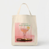 Roze Margarita & Lime bruiloftsweekendfeest  Tote Bag (Voorkant)