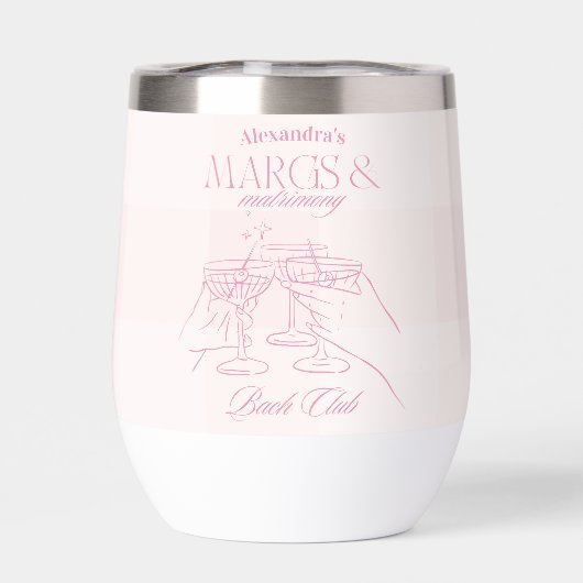 Roze Margs en Huwelijk Bachelorette (Achterkant)