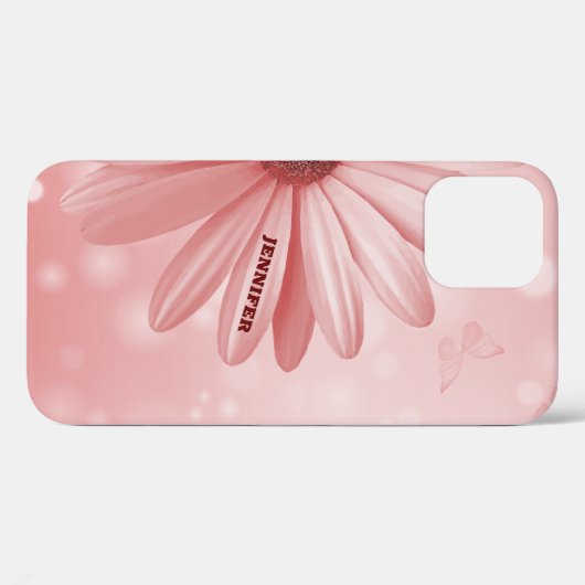 Roze Marguerite Case-Mate iPhone Case (Achterkant (horizontaal))