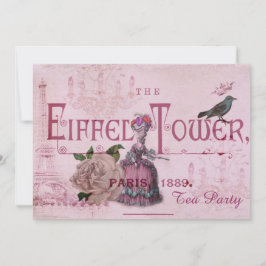 roze Marie Antoinette paris tea party Kaart