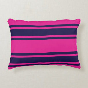 Roze marine strepen accent kussen