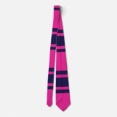 Roze marine strepen stropdas (Achterkant)