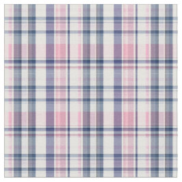 Roze marine White Preppy Madras Style Pset Sz2#3 Stof