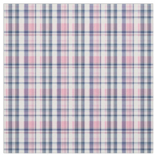 Roze marine White Preppy Madras Style Pset Sz2#3 Stof