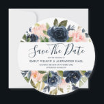 Roze & Marineblauwe Waterverf Bloemen Moderne Trou Save The Date<br><div class="desc">Roze & Marineblauwe Waterverf Bloemen Moderne Trouwdag

Voeg foto toe aan achterkant van uitnodiging

Bekijk onze winkel voor de bijpassende uitnodiging,  RSVP en meer

U kunt deze 'Save the date' aanpassen om persoonlijke elementen toe te voegen,  zoals foto's,  afbeeldingen. U kunt de achtergrondkleur aanpassen aan uw trouwkleuren.</div>