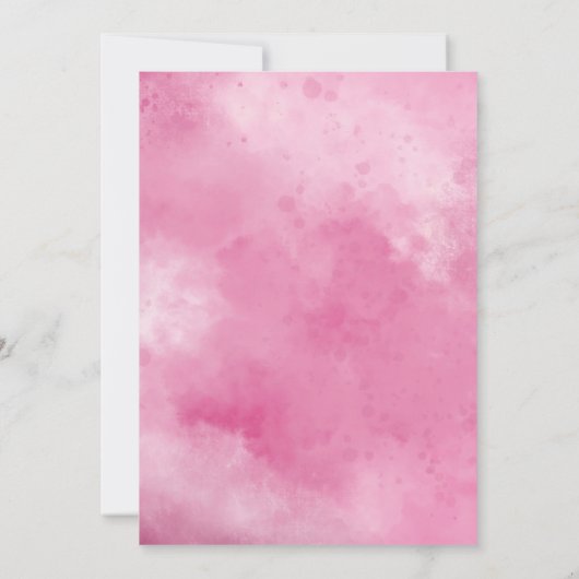 Roze marinemacht goudverouderde ruimtemelkmesteraa kaart (Achterkant)