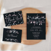 Roze marinescheepvaart Elegant Soft Waterverf Flor Kaart