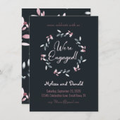 Roze marinescheepvaart Elegant Soft Waterverf Verl (Voorkant / Achterkant)