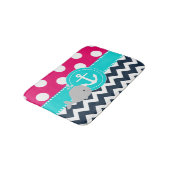 Roze marinewalvis Bathmat Badmat (Gekanteld)